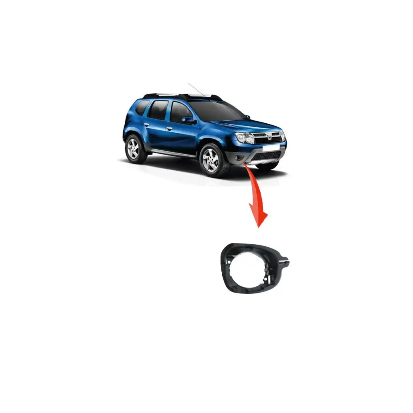Duster Sis Farı Çerçevesi Montaj