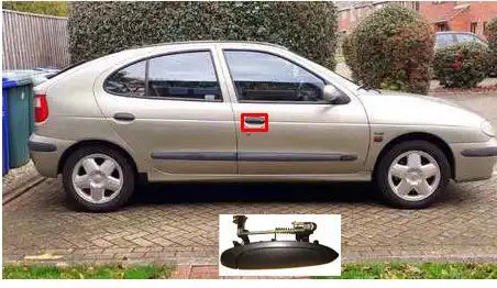 Clio Kapı Dış Açma Kolu Montaj