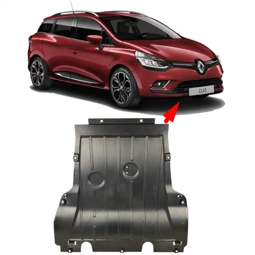 Clio Motor Alt Koruma Plastiği Montaj