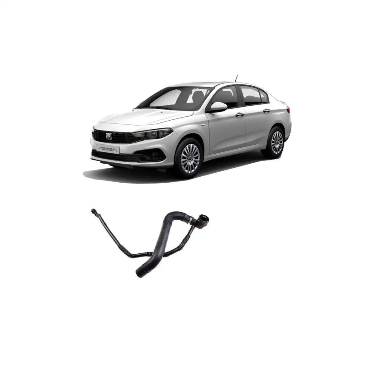 Egea Motor Radyatörü Alt Hortumu Montaj