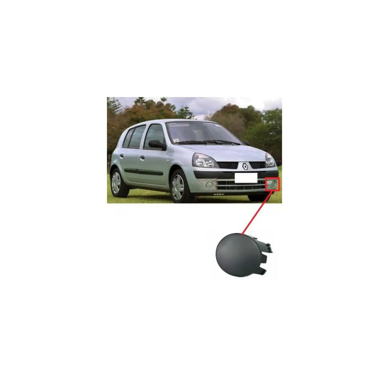 Clio Sis Farı Kapak Plastiği Montaj