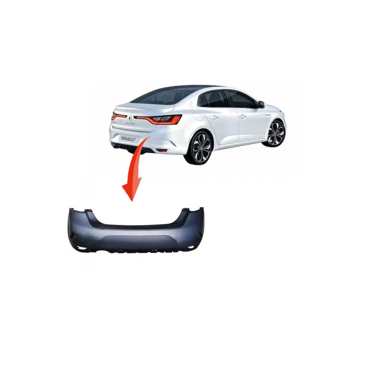 Megane Arka Tampon Montaj