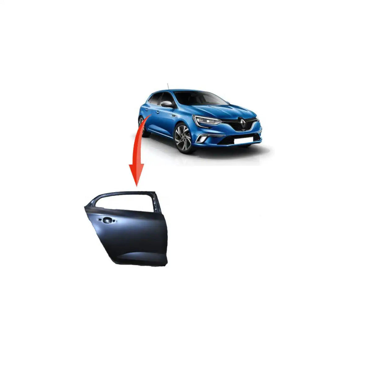 Megane Kapı Komple Montaj