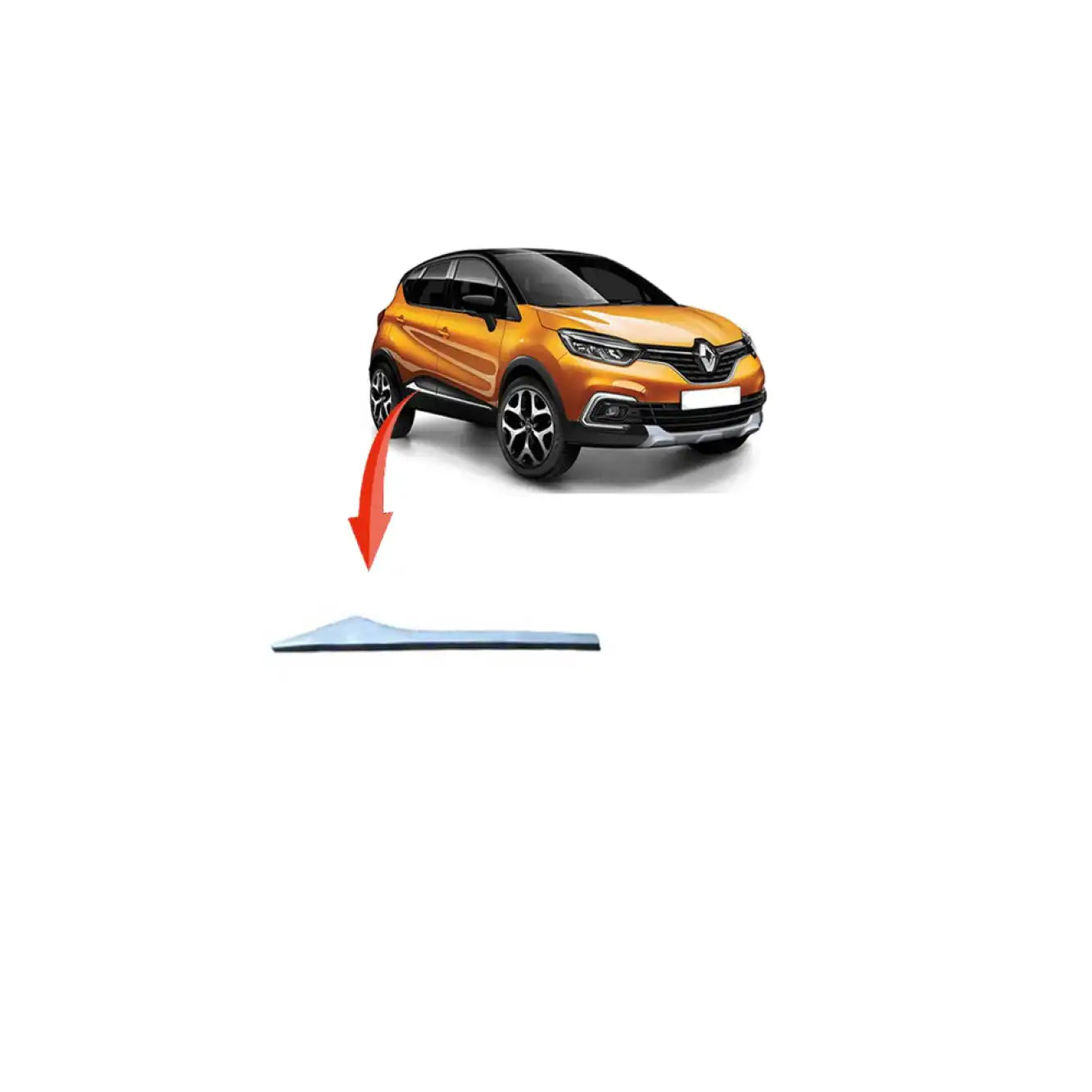Captur Kapı Çıtası Üst Nikelajı Montaj