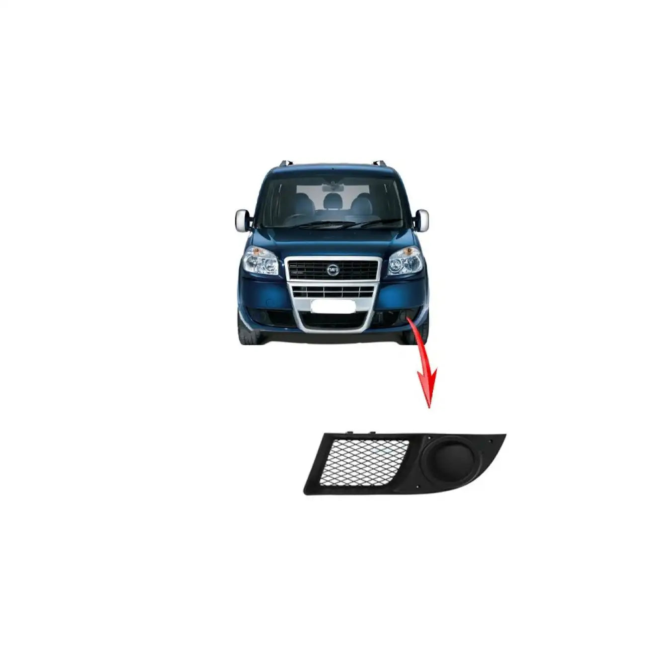 Doblo Sis Farı Kapak Plastiği Montaj