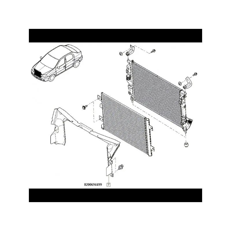 Logan Radyatör Davlumbazı