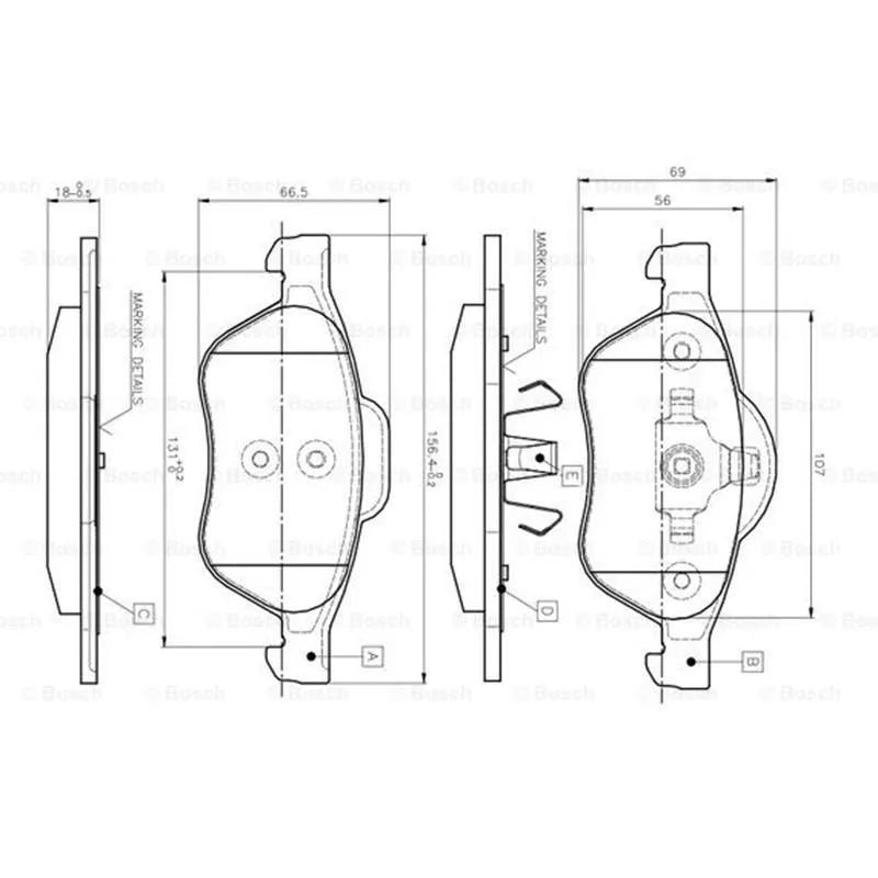 Laguna Ön Fren Balatası
