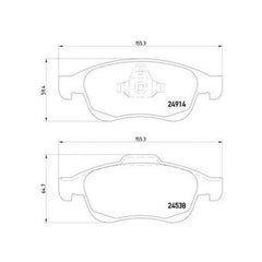 Laguna Ön Fren Balatası