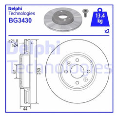 Modüs Ön Fren Diski