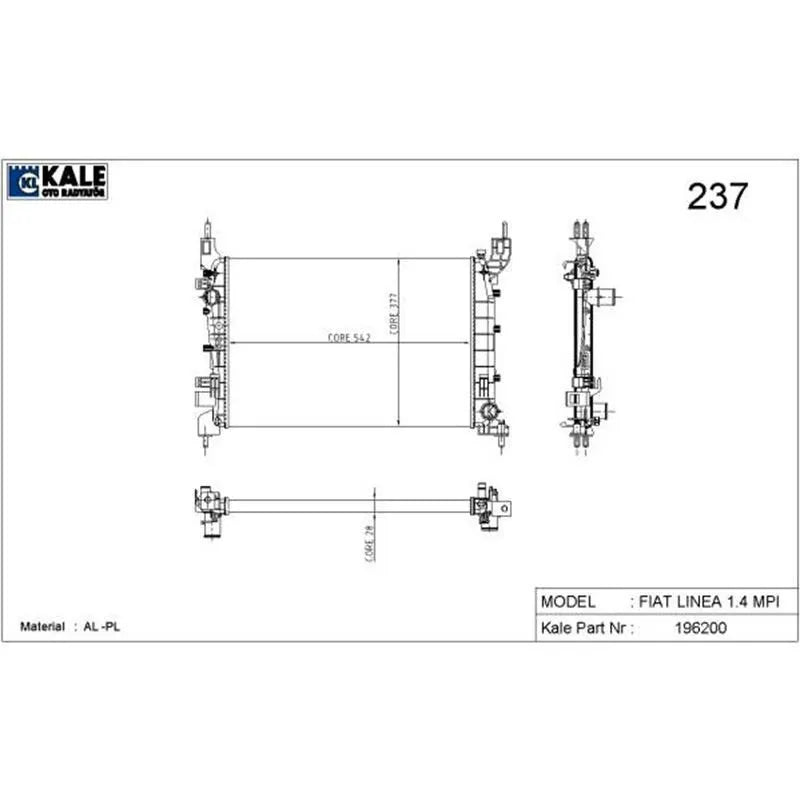 Linea Motor Su Radyatörü