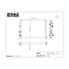 Megane Motor Su Radyatörü