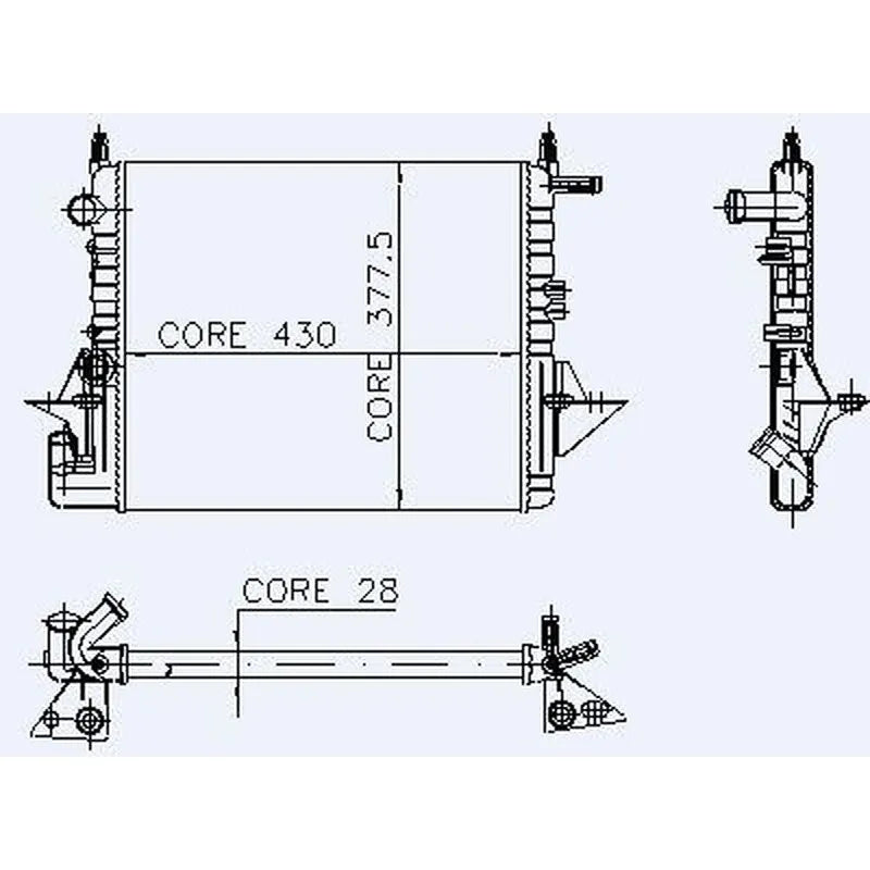 Twingo Motor Su Radyatörü