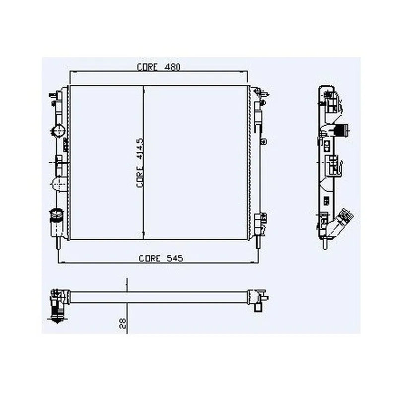 Clio Motor Su Radyatörü