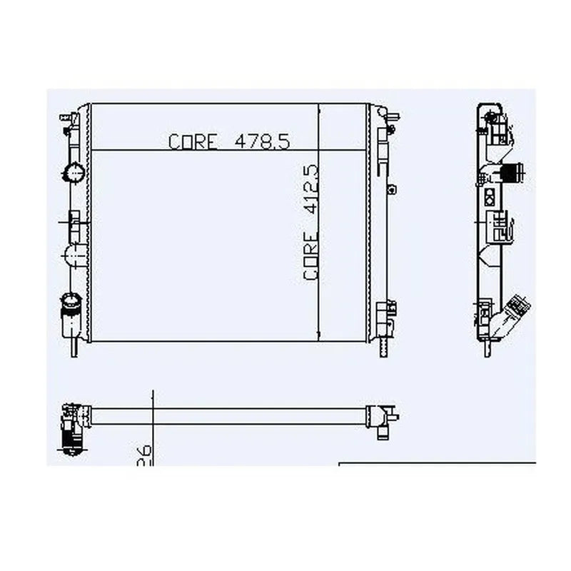 Kangoo Motor Su Radyatörü