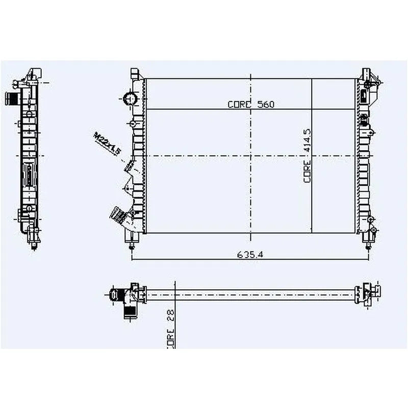 Espace Motor Su Radyatörü