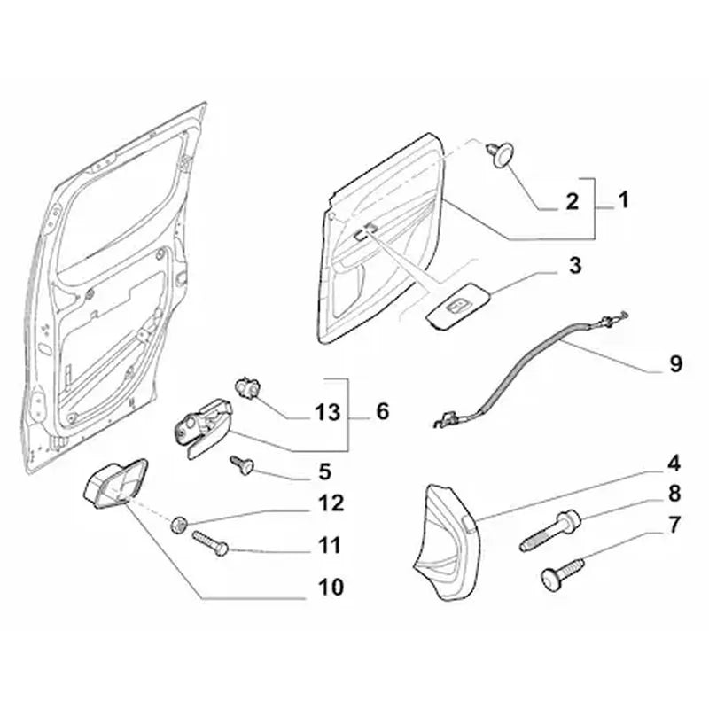 Doblo Kapı Kilit Açma Teli