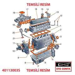 19 Motor Contası Takım Üst