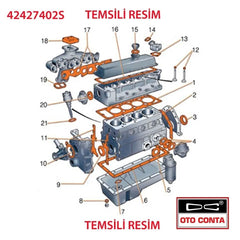 Albea Motor Contası Takım Alt + Üst