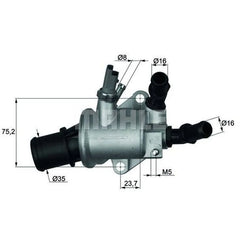 Grande Punto Termostat 2005-2008 Mahle 55202510