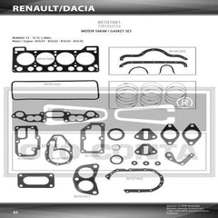 Solenza Motor Contası Takım Alt + Üst 2004-2005 