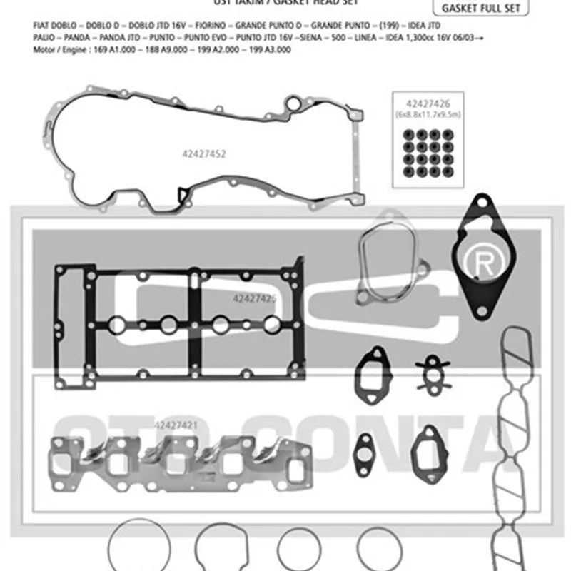 Strada Motor Contası Takım Üst 2005-2011 Oto Conta 71729499