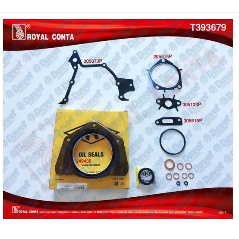 Doblo Motor Contası Takım Alt 2001-2010 Royal 71715699