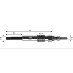 Duster Kızdırma Bujisi 2011-2017 Svac 7700111323