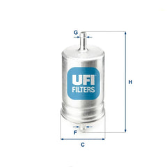 Panda Benzin Filtresi 2003-2009 Ufi 359002330220