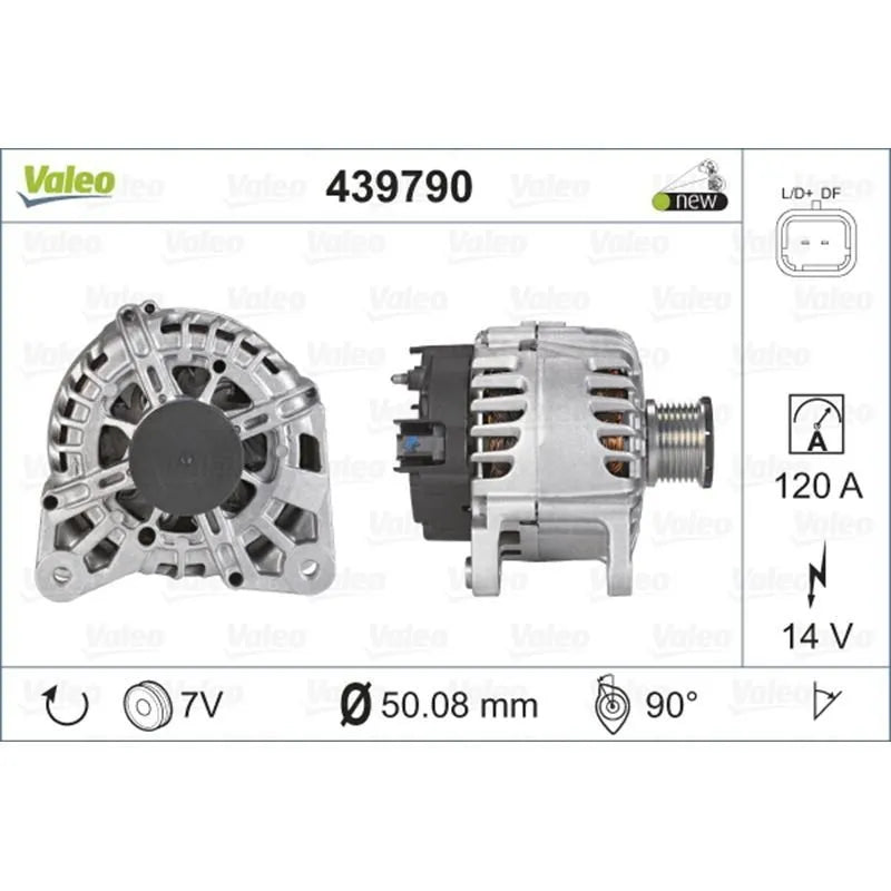 Clio Alternatör 2013-2018 VALEO 439790