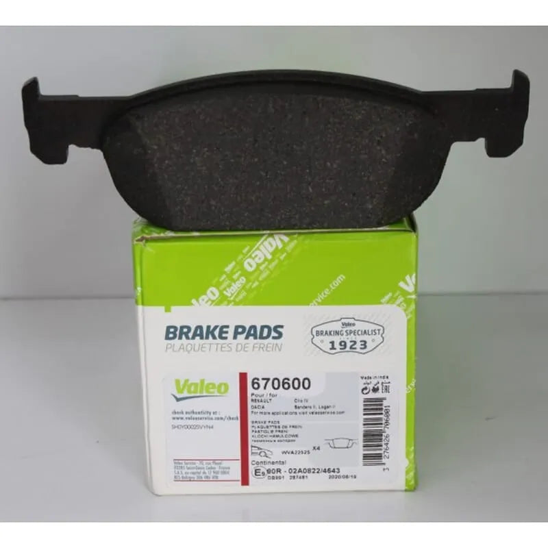 Sandero Ön Fren Balatası 2008-2022 Valeo 410602396R